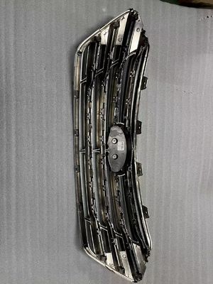 13-16 Modern Santa Fe Front Grille in Black and Chrome with Single Eyelet 86350B8000